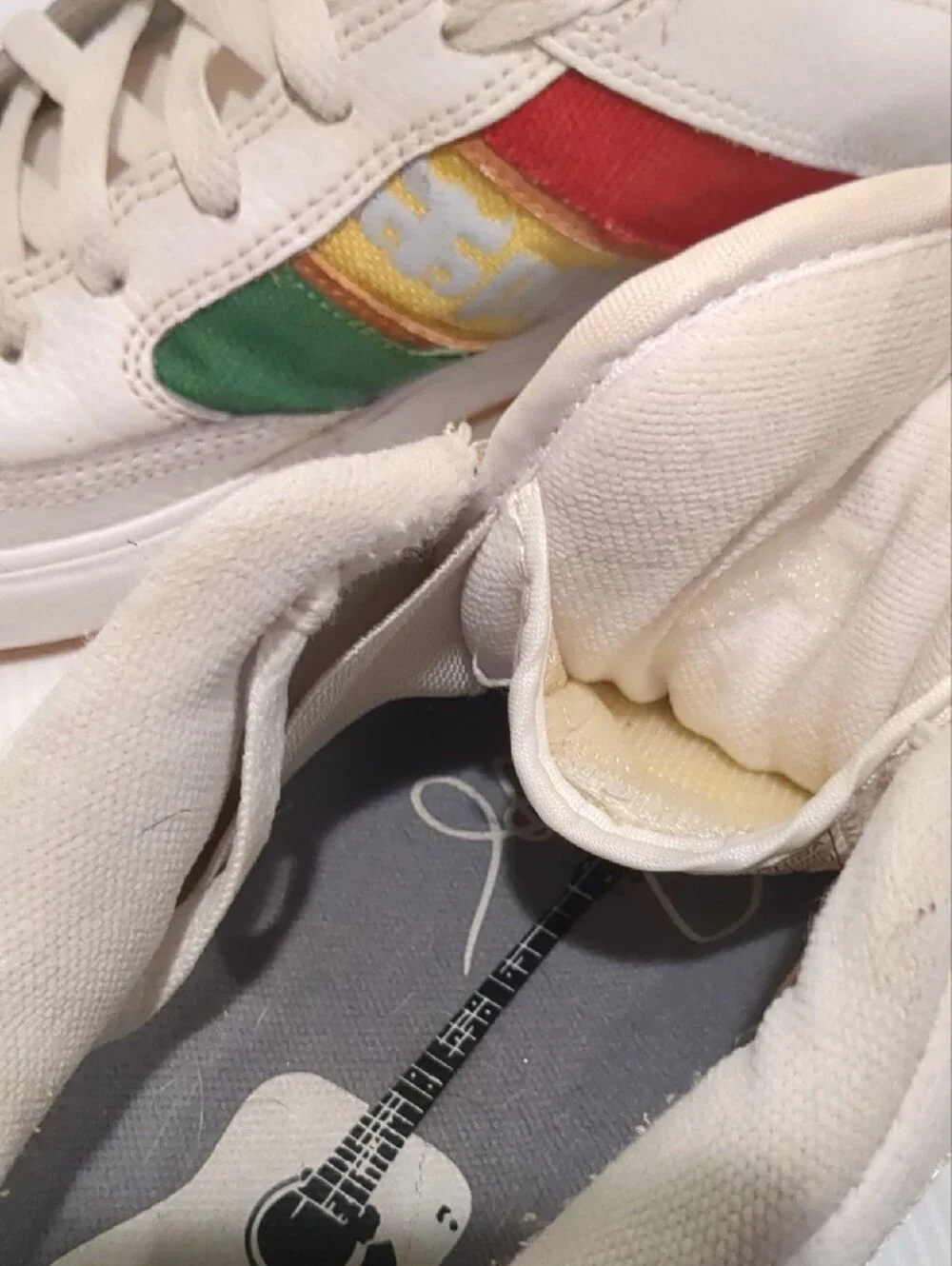 Rare Y2K Vintage Rasta Skate Shoe Sneakers.  Ipath x Nate Jones